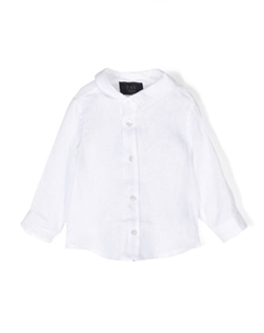 Льняная рубашка с длинными рукавами, белый Fay