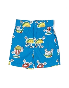Шорты с принтом, синий Stella mccartney kids