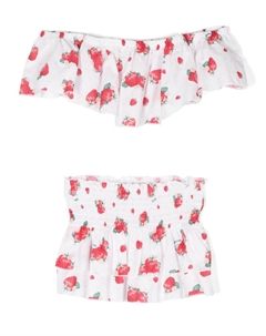 Комплект с юбкой, белый Monnalisa