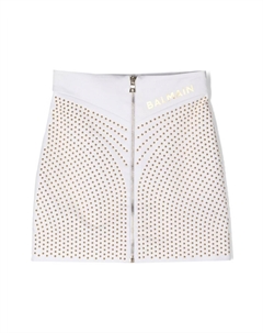 Kids юбка с заклепками, белый Balmain