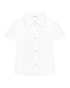 Рубашка с логотипом, белый Dolce&gabbana