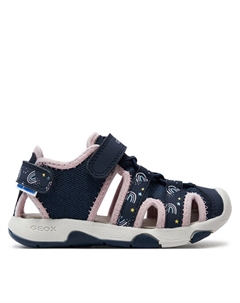 Сандалии B Sandal Multy Girl B450DB 0ASCE CF48T S Navy/Lt Pink, темно-синий Geox
