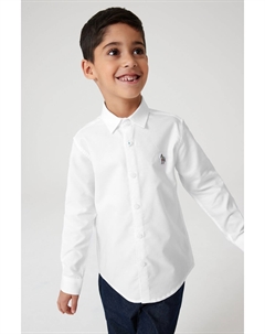 Рубашка Оксфорд для мальчика, белый Paul smith