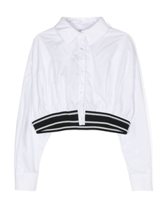 Укороченная рубашка, белый Monnalisa