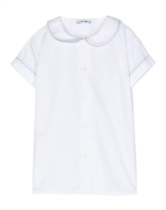 Рубашка с контрастной отделкой, белый Siola