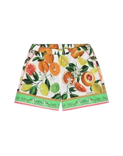 Шорты с принтом, белый Dolce&gabbana