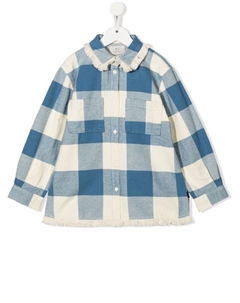 Фланелевая рубашка в клетку, белый Woolrich kids