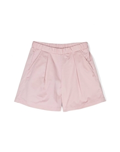 Поплиновые шорты с вышитым логотипом, розовый Bonpoint