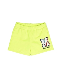 Шорты с нашивкой-логотипом, желтый Marc jacobs kids