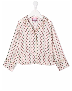 Рубашка с вышивкой, нейтральный цвет Simonetta