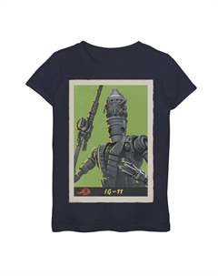 Футболка с коллекционной карточкой IG-11 «Звездные войны: Мандалорец» для девочек 7–16 лет Licensed character