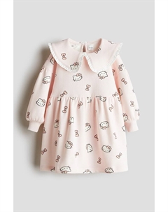 Платье свитшот с принтом, розовый H&m