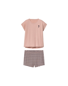 Детская пижама Peperts! для девочек из чистого хлопка, светло-розовый Peppert's