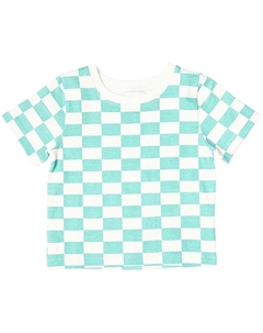 Розовая футболка с курицей из органического материала, зеленый Pink chicken