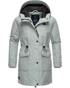 Зимняя куртка резинка, белый Ragwear