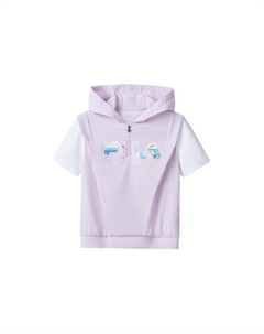 Детская футболка ФИЛА, цвет Bright purple Fila