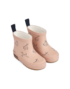 Резиновые сапоги Jesse Thermo Rainboot, розовый Liewood
