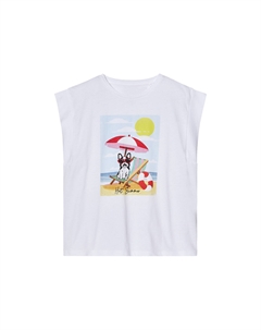 Детская футболка Peperts! из чистого хлопка, белый Peppert's