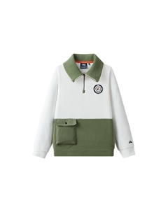 Детская толстовка ФИЛА, цвет Cloud White/Bliss Pink/Green Fila