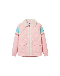 Детский пуховик, цвет Свежий порошок-ФЛП Fila