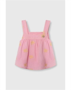 Хлопковая блузка для мальчика/девочки, розовый Guess