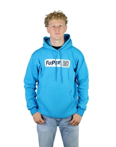 Пуловер с капюшоном, синий Fuper