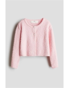 Кардиган вязки букле, розовый H&m
