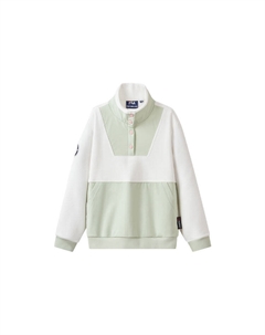 Детская толстовка ФИЛА, цвет Cloud White/Bliss Pink/Green Fila