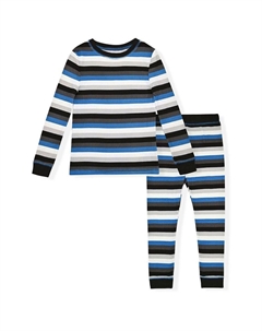 Пижамный комплект для мальчиков из 2 предметов из сверхмягкого джерси и плотного прилегания, цвет Super Stripe Sleep on it