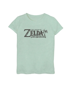 Топ Nintendo Legend Of Zelda Link's Awakening для девочек 6–16 лет, светло-зеленый Licensed character