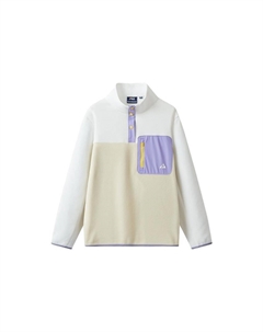 Детская толстовка ФИЛА, цвет Cloud White/Bliss Pink/Green Fila