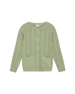 Кардиган миквязанный, зеленый Minymo®