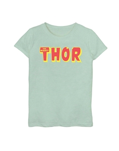 Футболка с логотипом «Могучий Тор» для девочек 7–16 лет Marvel