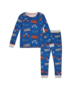 Пижамный комплект для мальчиков из 2 предметов из сверхмягкого джерси и плотного прилегания, цвет Gaming Sleep on it