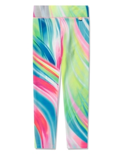 Легинсы с абстрактными полосками, синий Billieblush