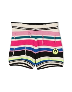 Шорты в полоску с нашивкой-логотипом, нейтральный цвет Barrow