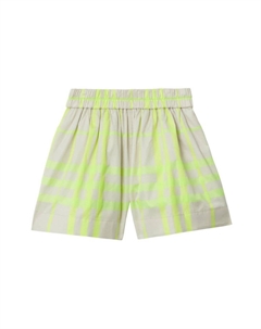 Шорты в клетку, нейтральный цвет Burberry kids