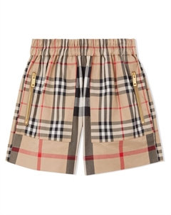 Kids шорты в клетку Vintage Check, нейтральный цвет Burberry