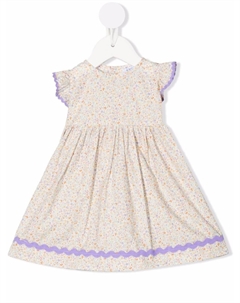 Платье без рукавов с цветочным принтом, нейтральный цвет Siola