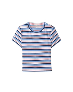 Футболка, синий/темно-синий Tom tailor