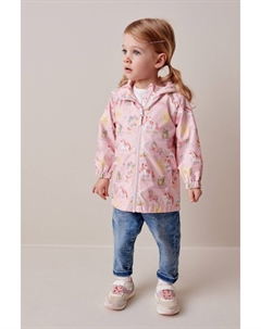 Плащ с принтом (от 3 месяцев до 7 лет), розовый Next