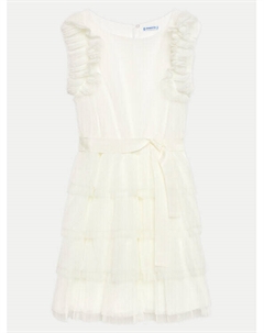 Платье стандартного кроя, экрю Mayoral