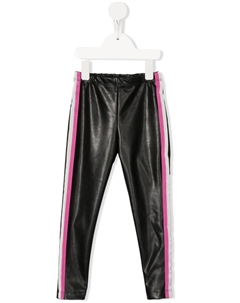 Легинсы с лампасами, черный Monnalisa