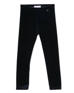 Легинсы с подвеской-логотипом, синий Monnalisa