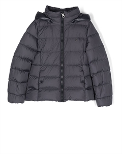 Пуховик с капюшоном, синий Herno