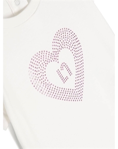 Футболка со стразами, белый Liu jo