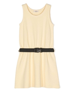 Платье без рукавов с поясом, желтый Andorine