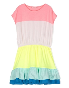 Платье из джерси в стиле колор-блок, розовый Billieblush