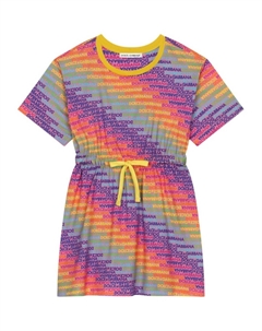 Платье с принтом Logomania, желтый Dolce&gabbana