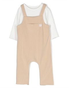 Комбинезон с длинными рукавами, нейтральный цвет Teddy & minou